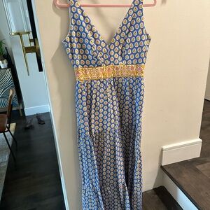 J. Crew tiered maxi dress